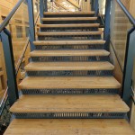 Wood Tread in FSC Staircase